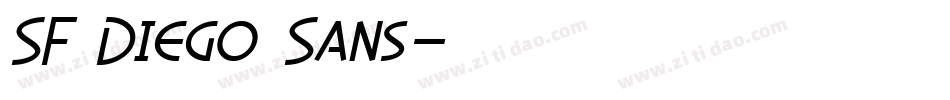 SF Diego Sans字体转换